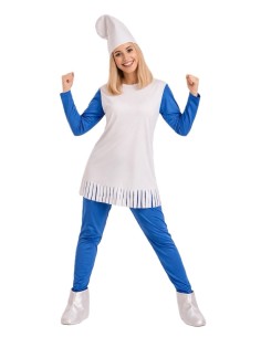 Déguisement de Naine Bleue Taille M Neuf - de haute qualité, idéal pour le carnaval, les fêtes à thème et les événements spéciau 2